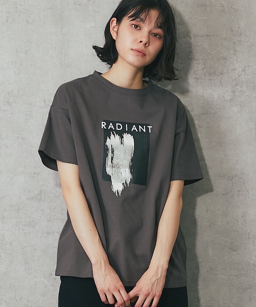 プリント ベージュTシャツ 楽天市場】ロゴTシャツ / CUBE SUGAR OE天竺空紡糸 プリントT