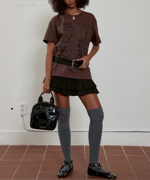 ESC STUDIO（イーエスシースタジオ）の「【ESC STUDIO】eyelet tote bag（ハンドバッグ・メンズ・ブラック/ブラウン・ONE SIZE）」の6枚目の写真