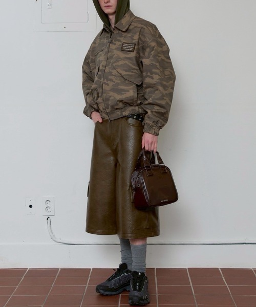 ESC STUDIO（イーエスシースタジオ）の「【ESC STUDIO】eyelet tote bag（ハンドバッグ・メンズ・ブラック/ブラウン・ONE SIZE）」の20枚目の写真