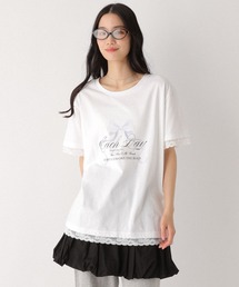 Heather | フロントリボンレースTEE 491042(Tシャツ/カットソー)