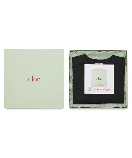 clor(クロル)の「COTTON ESSENTIAL CARDIGAN(カーディガン/ボレロ・レディース・アイボリー/オリーブ/グレー/レッド/スカイブルー/ブラック・S/M)」の20枚目の写真