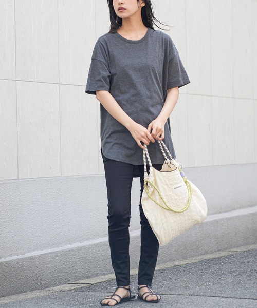 mili an deni（ミリアンデニ）の「2ＷＡＹロープトートバッグ（ショルダーバッグ・レディース・パープル/ピンク/アイボリー・F）」の5枚目の写真