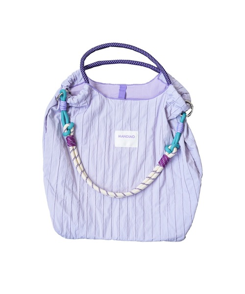 mili an deni（ミリアンデニ）の「2ＷＡＹロープトートバッグ（ショルダーバッグ・レディース・パープル/ピンク/アイボリー・F）」の16枚目の写真
