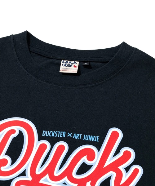 go slow caravan（ゴースローキャラバン）の「Duckster/ダックスター　DS×ART JUNKIE コラボS/STEE《CALM DRAGON》（Tシャツ/カットソー・メンズ・ホワイト/パープル/ブラック・LARGE/MEDIUM/X-LARGE）」の6枚目の写真