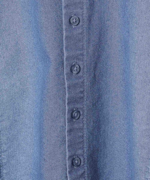 PAGEBOY(ページボーイ)の「ドロストデニムショートシャツ(シャツ/ブラウス・レディース・ブルー/ブラック・FREE)」の19枚目の写真