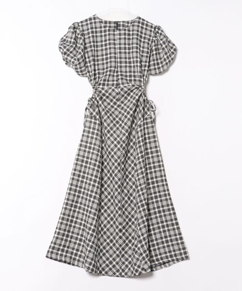  ::ワンピース:6[RESALE] セール】side open check one piece（ワンピース）｜SUWDEE