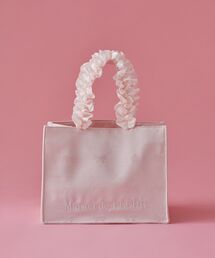 Maison de Fleur♡ピンクリボンレースバッグ メゾン ド フルール Maison de FLEUR レースリボントートバッグ
