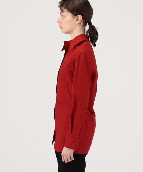 JACQUEMUS（ジャックムス）の「JACQUEMUS LA CHEMISE PABLO アシンメトリーシャツ（シャツ/ブラウス・レディース・レッド・36）」の4枚目の写真