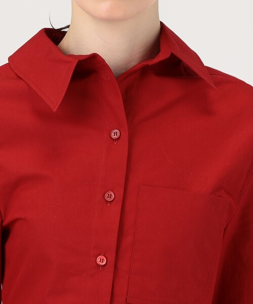 JACQUEMUS（ジャックムス）の「JACQUEMUS LA CHEMISE PABLO アシンメトリーシャツ（シャツ/ブラウス・レディース・レッド・36）」の6枚目の写真