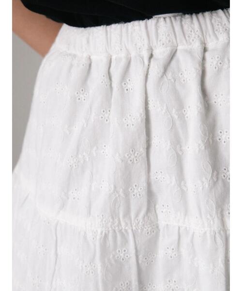 Samansa Mos2(サマンサ モスモス)の「レースティアード2WAYスカート(スカート・レディース・ブラック/オフホワイト・F)」の20枚目の写真