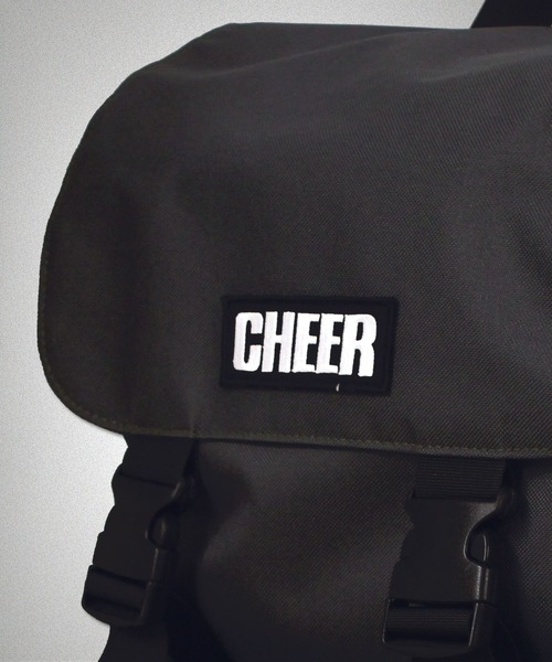 CHEER（チアー）の「サイドラインキャンバスフラップスクエアリュック（バックパック/リュック・レディース・グレー/ブラック/ホワイト・ONESIZE）」の12枚目の写真