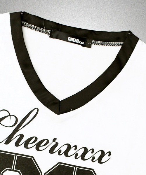 CHEER（チアー）の「ナンバリングショートTEE（Tシャツ/カットソー・レディース・ホワイト/ブラック・S/M/L）」の15枚目の写真