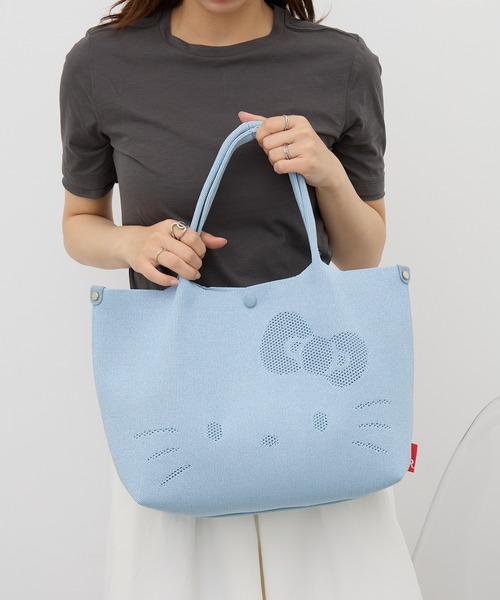 ROOTOTE(ルートート)の「【ROOTOTE】IP.デリ.ルフル.ハローキティ-A 8382(トートバッグ・レディース・アイボリー/レッド/ブラック/ピンク/ブラック系1/ベージュ系1/ライトブルー・FREE)」の5枚目の写真