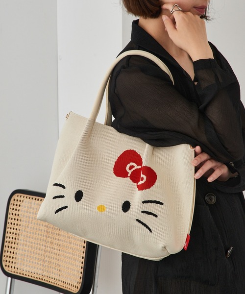 ROOTOTE(ルートート)の「【ROOTOTE】IP.デリ.ルフル.ハローキティ-A 8382(トートバッグ・レディース・アイボリー/レッド/ブラック/ピンク/ブラック系1/ベージュ系1/ライトブルー・FREE)」の15枚目の写真