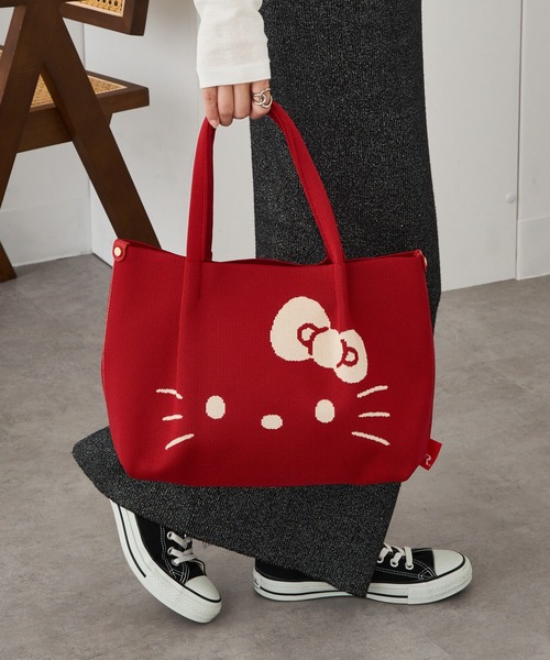 ROOTOTE(ルートート)の「【ROOTOTE】IP.デリ.ルフル.ハローキティ-A 8382(トートバッグ・レディース・アイボリー/レッド/ブラック/ピンク/ブラック系1/ベージュ系1/ライトブルー・FREE)」の22枚目の写真