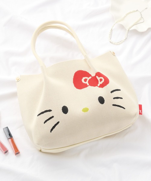 ROOTOTE(ルートート)の「【ROOTOTE】IP.デリ.ルフル.ハローキティ-A 8382(トートバッグ・レディース・アイボリー/レッド/ブラック/ピンク/ブラック系1/ベージュ系1/ライトブルー・FREE)」の14枚目の写真