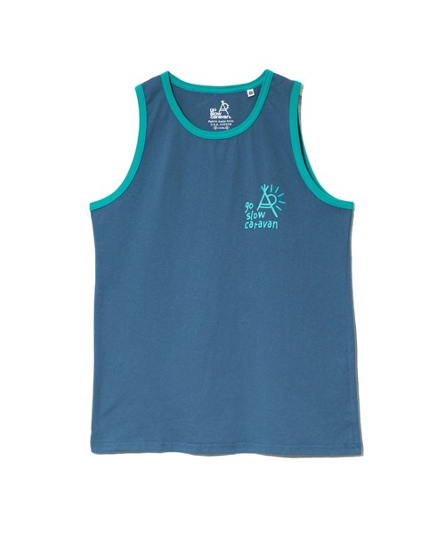 go slow caravan（ゴースローキャラバン）の「USA/C カラーバインダー タンクトップ（タンクトップ・メンズ・イエロー/ブルー/ブラック/ホワイト・LARGE/MEDIUM）」の10枚目の写真