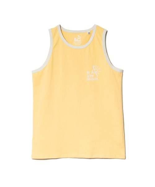 go slow caravan（ゴースローキャラバン）の「USA/C カラーバインダー タンクトップ（タンクトップ・メンズ・イエロー/ブルー/ブラック/ホワイト・LARGE/MEDIUM）」の12枚目の写真