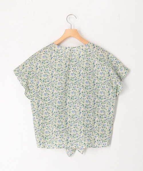 NOLLEY'S LIGHT(ノーリーズライト)の「コットンローンプリントフロントリボンブラウス(シャツ/ブラウス・レディース・グリーン系その他3/イエロー系その他・38)」の15枚目の写真