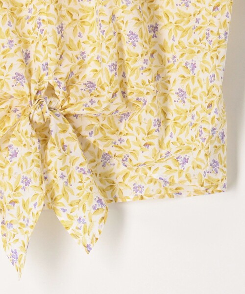 NOLLEY'S LIGHT(ノーリーズライト)の「コットンローンプリントフロントリボンブラウス(シャツ/ブラウス・レディース・グリーン系その他3/イエロー系その他・38)」の19枚目の写真