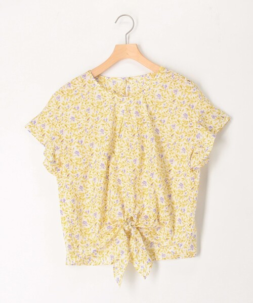 NOLLEY'S LIGHT(ノーリーズライト)の「コットンローンプリントフロントリボンブラウス(シャツ/ブラウス・レディース・グリーン系その他3/イエロー系その他・38)」の21枚目の写真