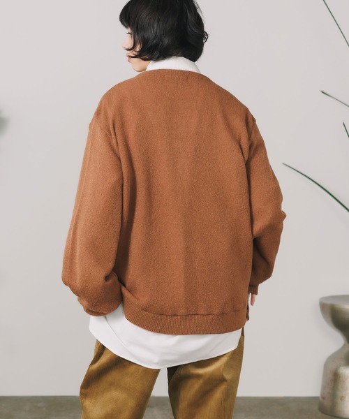 penguin BY MUNSINGWEAR(ペンギン バイ マンシングウェア)の「Penguin by Munsingwear/ペンギン バイ マンシングウェア LINKS STRIPE CARDIGAN カーディガン ロゴ刺繍(カーディガン/ボレロ・メンズ・ブラウン・L)」の13枚目の写真