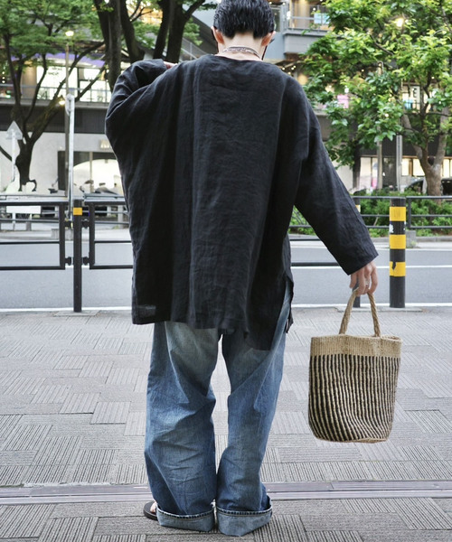 JOURNAL STANDARD LUXE（ジャーナルスタンダード　ラックス）の「《追加》エアリネン Plain-ブラウス（シャツ/ブラウス・レディース・イエロー/バーガンディー/ブラック・FREE）」の6枚目の写真