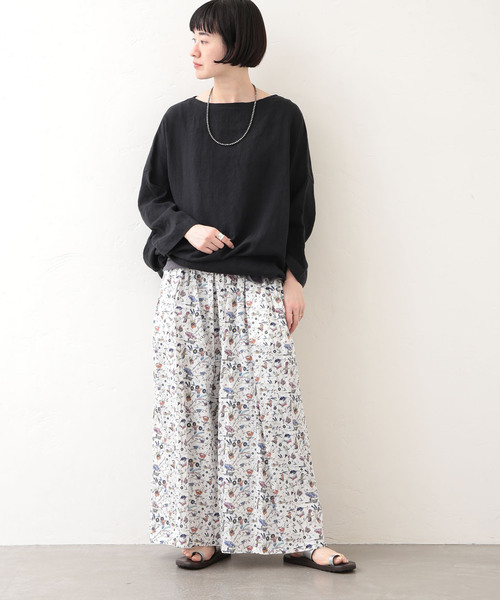 JOURNAL STANDARD LUXE（ジャーナルスタンダード　ラックス）の「《追加》エアリネン Plain-ブラウス（シャツ/ブラウス・レディース・イエロー/バーガンディー/ブラック・FREE）」の9枚目の写真