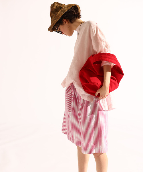 JOURNAL STANDARD LUXE（ジャーナルスタンダード　ラックス）の「《追加》エアリネン Plain-ブラウス（シャツ/ブラウス・レディース・イエロー/バーガンディー/ブラック・FREE）」の12枚目の写真