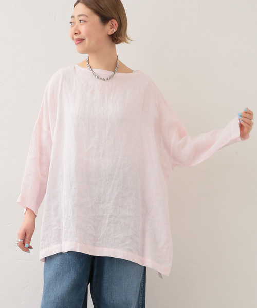 JOURNAL STANDARD LUXE（ジャーナルスタンダード　ラックス）の「《追加》エアリネン Plain-ブラウス（シャツ/ブラウス・レディース・イエロー/バーガンディー/ブラック・FREE）」の14枚目の写真