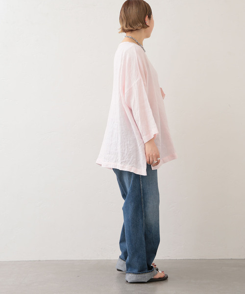 JOURNAL STANDARD LUXE（ジャーナルスタンダード　ラックス）の「《追加》エアリネン Plain-ブラウス（シャツ/ブラウス・レディース・イエロー/バーガンディー/ブラック・FREE）」の16枚目の写真