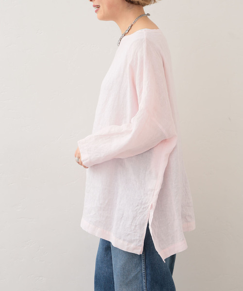 JOURNAL STANDARD LUXE（ジャーナルスタンダード　ラックス）の「《追加》エアリネン Plain-ブラウス（シャツ/ブラウス・レディース・イエロー/バーガンディー/ブラック・FREE）」の18枚目の写真