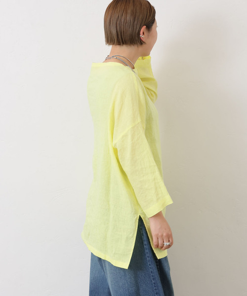 JOURNAL STANDARD LUXE(ジャーナルスタンダード ラックス)の「《追加》エアリネン Plain-ブラウス(シャツ/ブラウス・レディース・イエロー/バーガンディー/ブラック・FREE)」の5枚目の写真