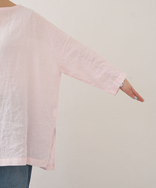 JOURNAL STANDARD LUXE(ジャーナルスタンダード ラックス)の「《追加》エアリネン Plain-ブラウス(シャツ/ブラウス・レディース・イエロー/バーガンディー/ブラック・FREE)」の13枚目の写真