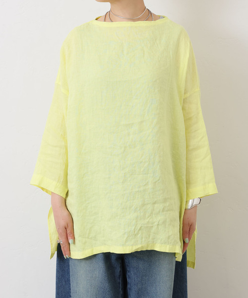 JOURNAL STANDARD LUXE(ジャーナルスタンダード ラックス)の「《追加》エアリネン Plain-ブラウス(シャツ/ブラウス・レディース・イエロー/バーガンディー/ブラック・FREE)」の21枚目の写真