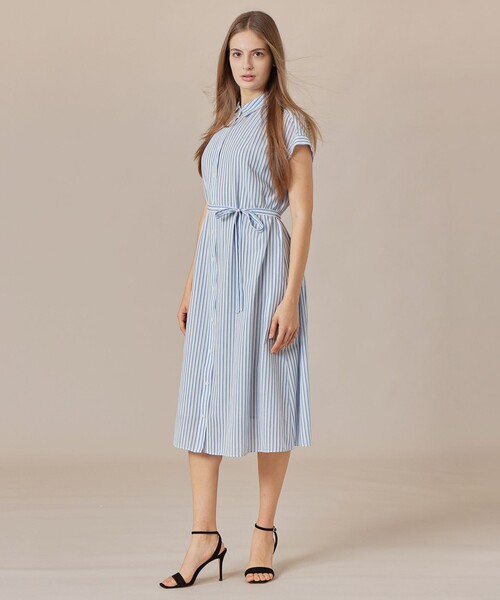 MACKINTOSH LONDON（マッキントッシュ ロンドン）の「オンブレストライプワンピース（ワンピース・レディース・オレンジ/ブルー系その他4・38）」の3枚目の写真