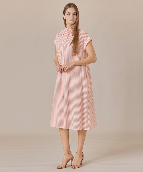 MACKINTOSH LONDON（マッキントッシュ ロンドン）の「オンブレストライプワンピース（ワンピース・レディース・オレンジ/ブルー系その他4・38）」の4枚目の写真