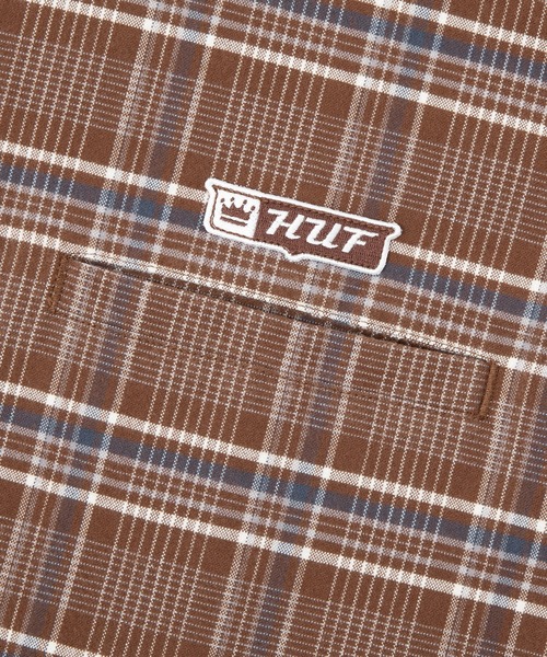 HUF（ハフ）の「MILLENNIUM PLAID OMBRE SHIRT（シャツ/ブラウス・メンズ・ブラウン系その他/ブラック・XL/L/M/S）」の13枚目の写真