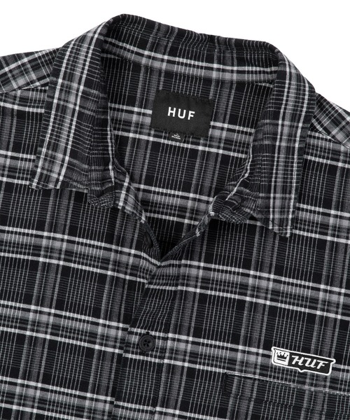 HUF（ハフ）の「MILLENNIUM PLAID OMBRE SHIRT（シャツ/ブラウス・メンズ・ブラウン系その他/ブラック・XL/L/M/S）」の10枚目の写真