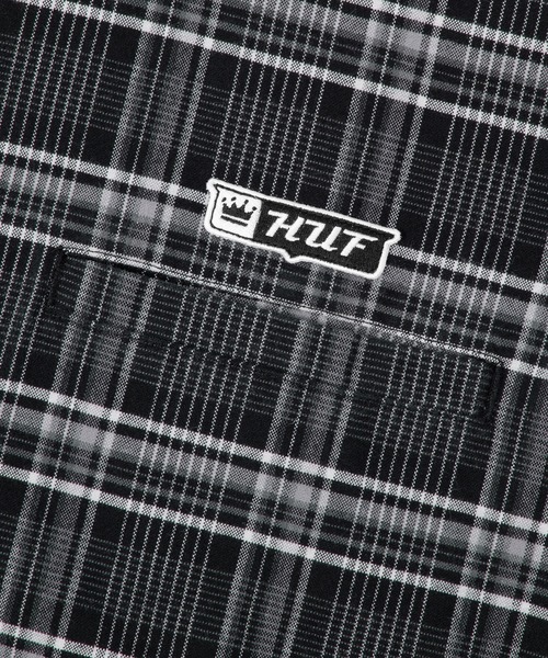 HUF（ハフ）の「MILLENNIUM PLAID OMBRE SHIRT（シャツ/ブラウス・メンズ・ブラウン系その他/ブラック・XL/L/M/S）」の11枚目の写真