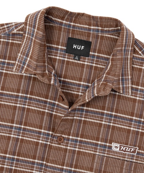 HUF（ハフ）の「MILLENNIUM PLAID OMBRE SHIRT（シャツ/ブラウス・メンズ・ブラウン系その他/ブラック・XL/L/M/S）」の12枚目の写真