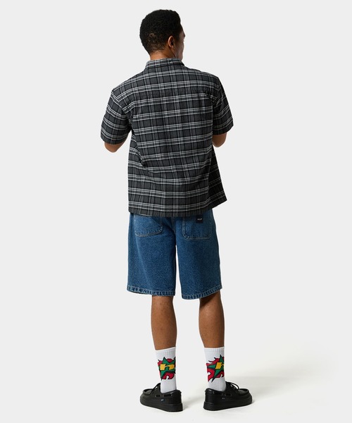 HUF（ハフ）の「MILLENNIUM PLAID OMBRE SHIRT（シャツ/ブラウス・メンズ・ブラウン系その他/ブラック・XL/L/M/S）」の6枚目の写真