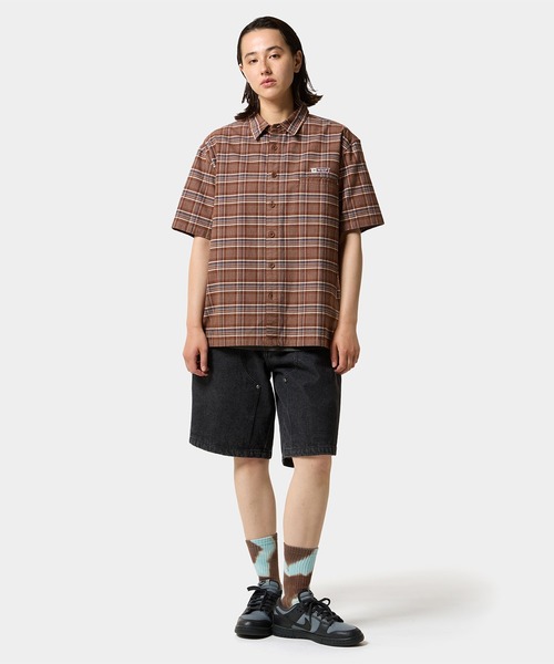 HUF CLASSIC OMBRE PLAID SHIRT ネルシャツ 半袖