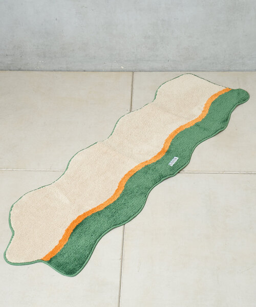 BIRTHDAY BAR（バースデイバー）の「【SAHIR サヒール】Long mat　ロングマット（ラグ/マット・レディース・ネイビー/グリーン・0）」の4枚目の写真