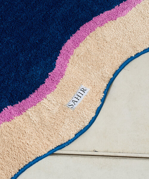 BIRTHDAY BAR（バースデイバー）の「【SAHIR サヒール】Long mat　ロングマット（ラグ/マット・レディース・ネイビー/グリーン・0）」の13枚目の写真