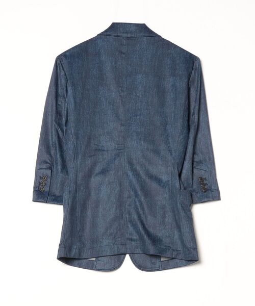 HIGH STREET（ハイストリート）の「COOLﾊｲﾃﾝｼｮﾝﾃﾞﾆﾑﾌﾟﾘﾝﾄ7ﾌﾞｿﾃﾞJK（タンクトップ・メンズ・ネイビー/ブルー・LL/L/M）」の3枚目の写真