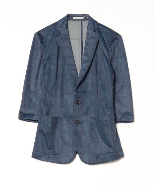 HIGH STREET（ハイストリート）の「COOLﾊｲﾃﾝｼｮﾝﾃﾞﾆﾑﾌﾟﾘﾝﾄ7ﾌﾞｿﾃﾞJK（タンクトップ・メンズ・ネイビー/ブルー・LL/L/M）」の14枚目の写真