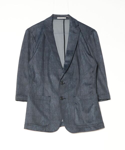 HIGH STREET（ハイストリート）の「COOLﾊｲﾃﾝｼｮﾝﾃﾞﾆﾑﾌﾟﾘﾝﾄ7ﾌﾞｿﾃﾞJK（タンクトップ・メンズ・ネイビー/ブルー・LL/L/M）」の12枚目の写真