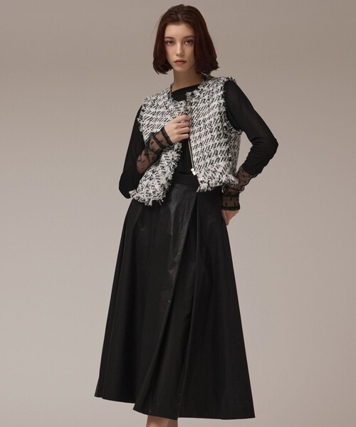 【ダイアグラム】ツイードコンパクトベスト コンパクトツイードベスト（ベスト）｜Diagram（ダイアグラム