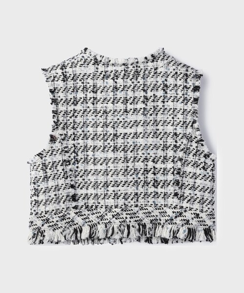 新品未使用タグ付き　ダイアグラム　Diagum ツイードベスト　３８サイズ 新品未使用タグ付き ダイアグラム Diagum ツイードベスト 38サイズ